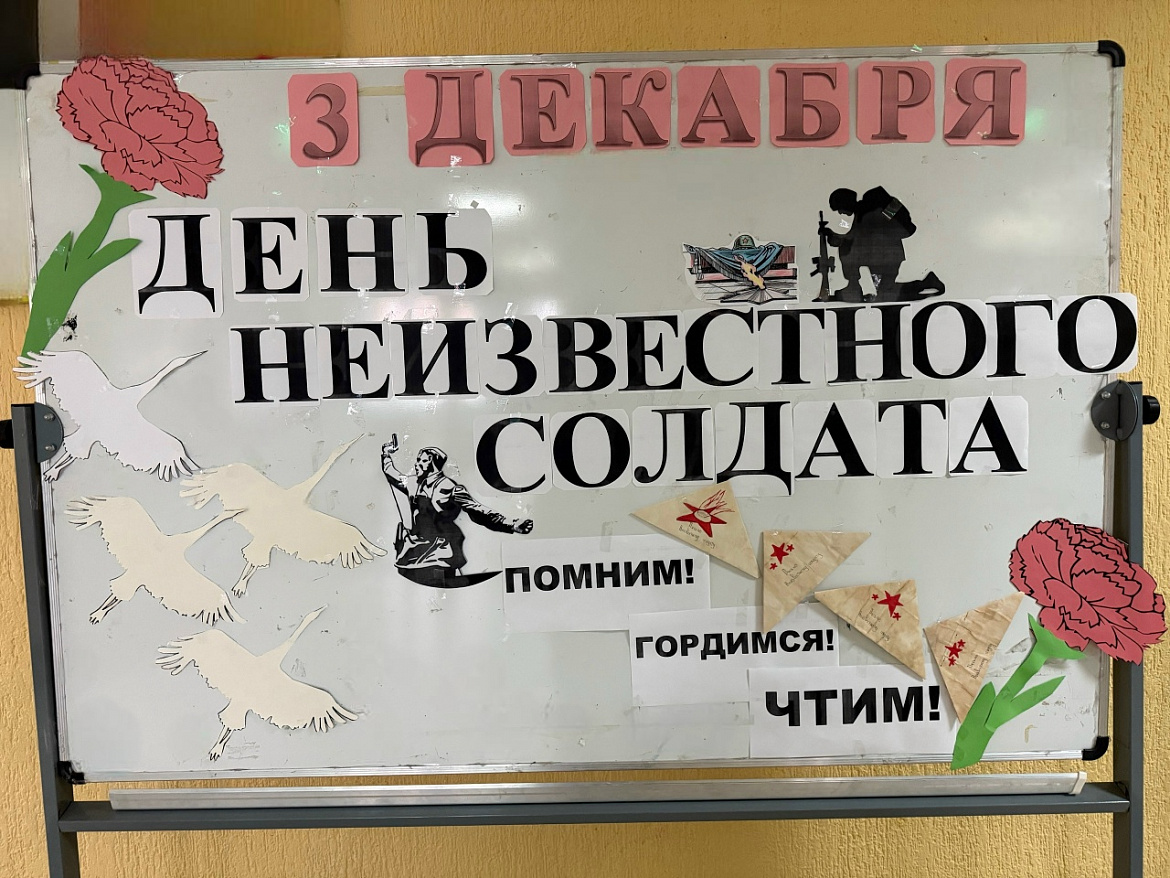 3 декабря - ДЕНЬ НЕИЗВЕСТНОГО СОЛДАТА